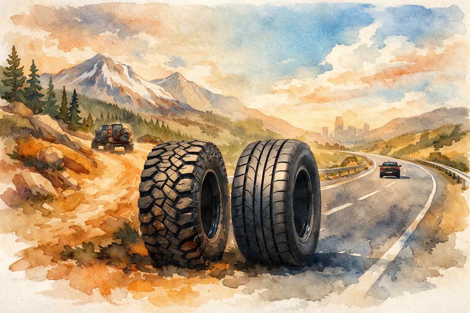All Terrain vs Highway Tires: Which Fits You?