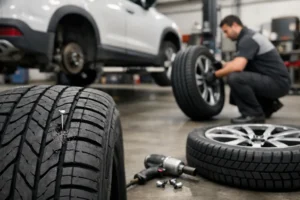 Tire Replacement After Nail Puncture Explained